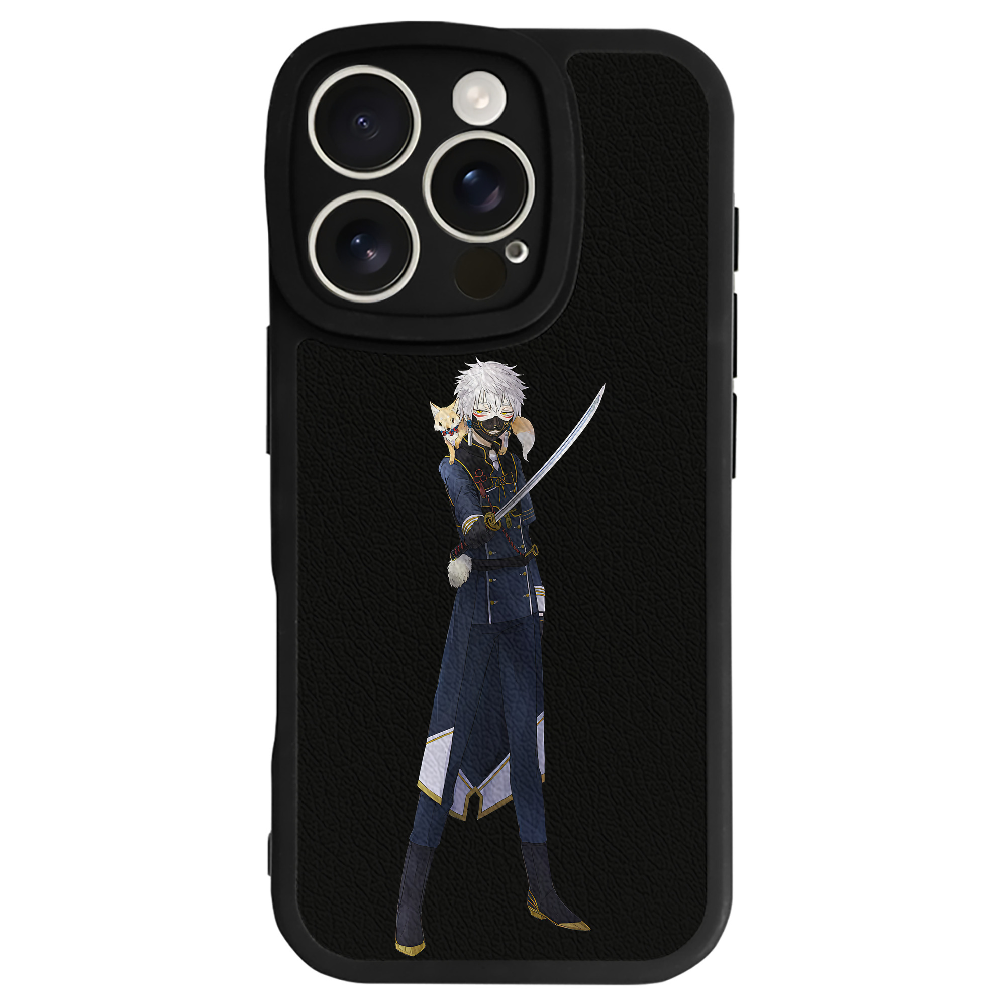 （画像用） 刀剣乱舞 Touken Ranbu 【iPhone 16シリーズ対応】シリコンスマホケース（レザー調） 材質：シリコン
